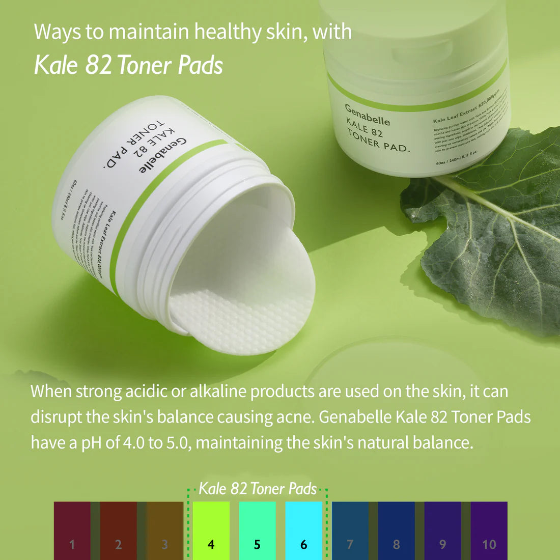 GENABELLE KALE 82 TONER PAD