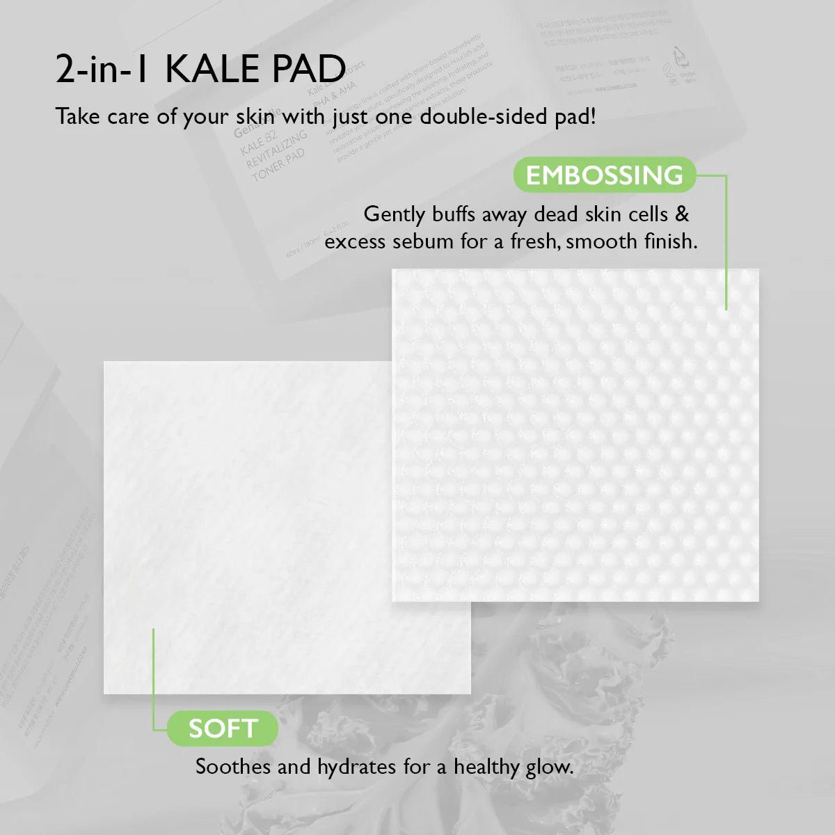 [Genabelle] Kale 82 Revitalizing Toner Pad