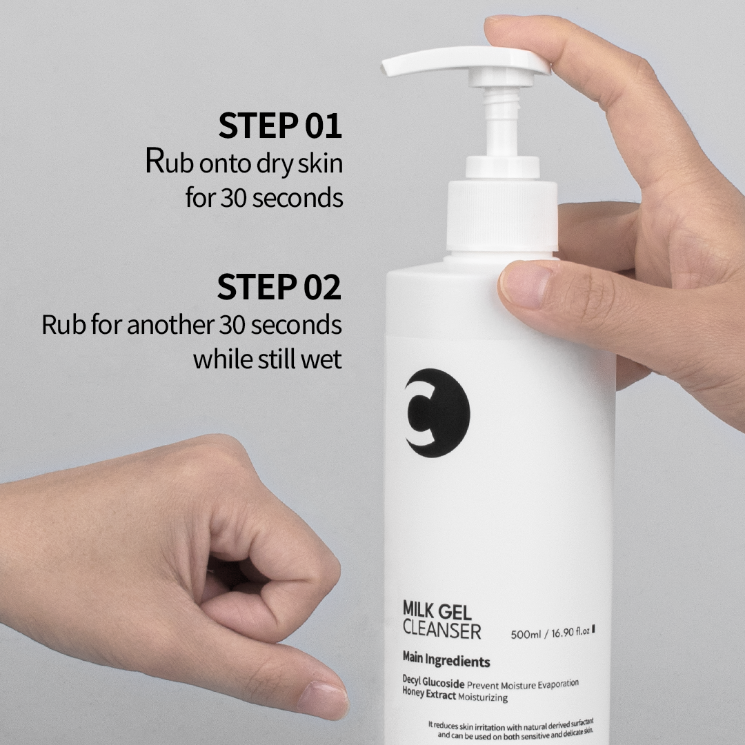 [RERACINE] Milk Gel Cleanser 500ml